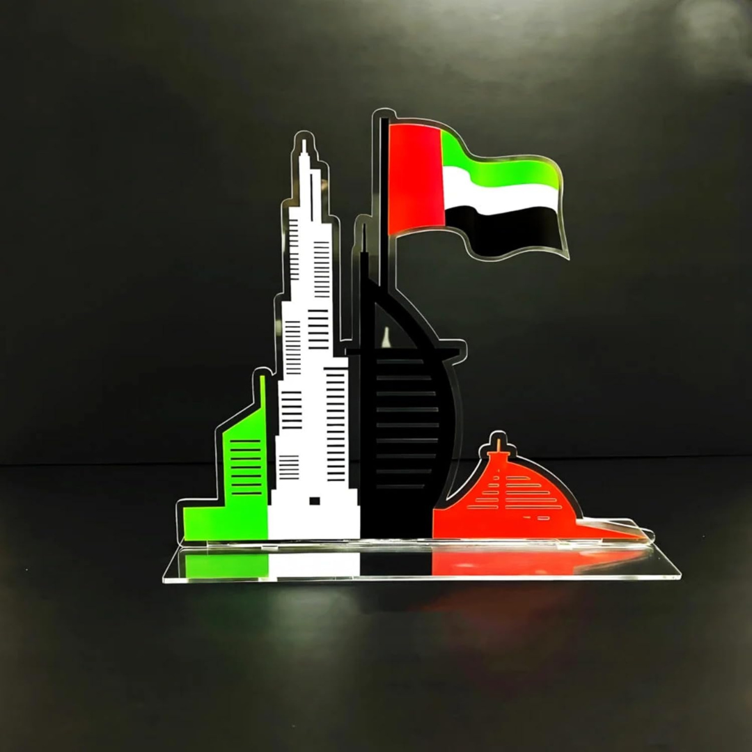 UAE National Day Table Stand, National day decoration, party decoration, offices gifts, gifts for family and friends